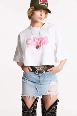 Dsq2 Oversize Cropped T-Shirt