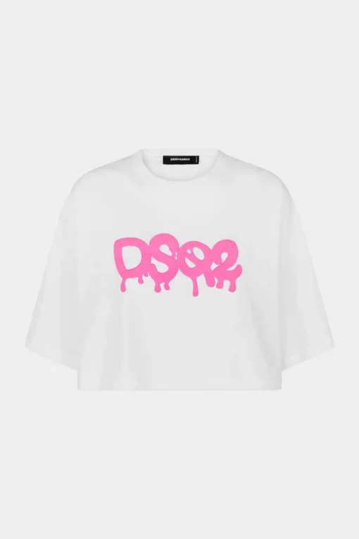 Dsq2 Oversize Cropped T-Shirt