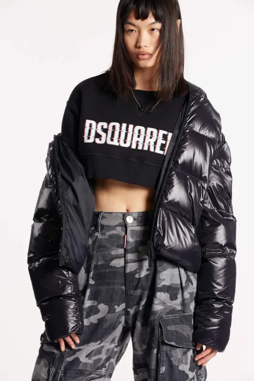 Dsquared2 Cropped Cool Sweatshirt