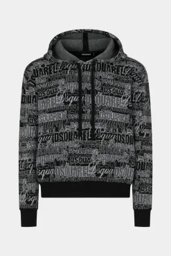 Dsquared2 Jacquard Hoodie Knit