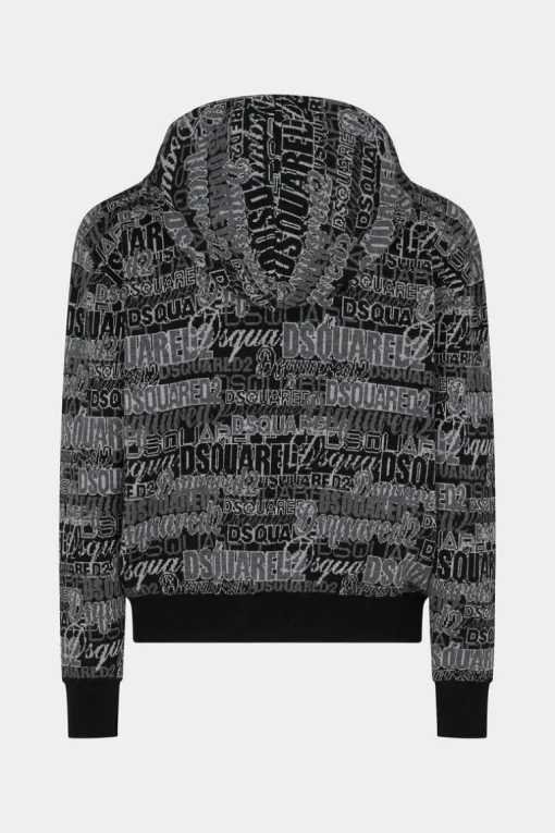 Dsquared2 Jacquard Hoodie Knit