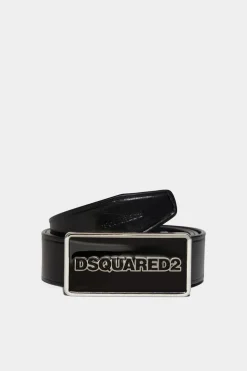 Dsquared2 Logo Plaque Belt