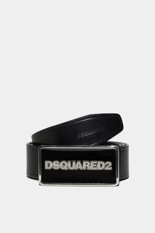 Dsquared2 Logo Plaque Belt