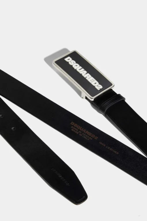 Dsquared2 Logo Plaque Belt