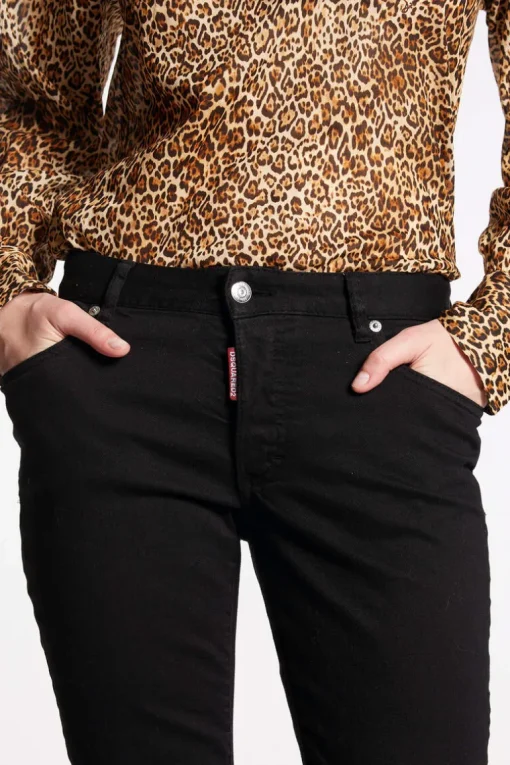 Dyed Medium Waist Flare Twiggy Jeans