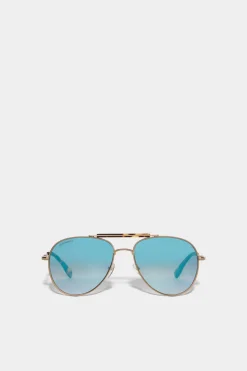 Dynamic Gold Sunglasses