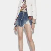Fringed Mini Skirt
