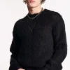 Fuzzy Crewneck Knit