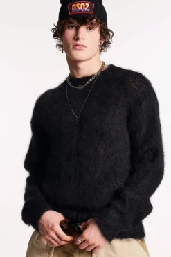 Fuzzy Crewneck Knit