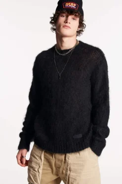 Fuzzy Crewneck Knit