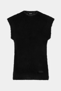 Fuzzy Vest Knit