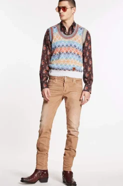Garment Dyed Slim Jeans