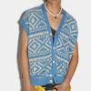 Geometric Knit Gilet