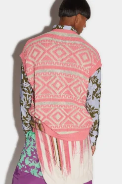 Geometric Knit Gilet