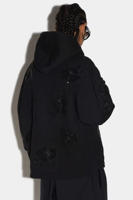 Goth Flowers Herca Hoodie