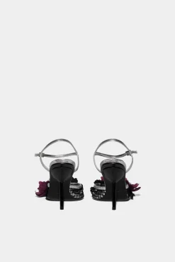 Gothic Flower Sandals