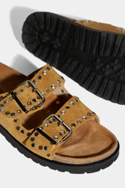 Gothic Grunge Flat Sandals