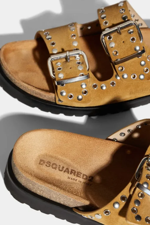 Gothic Grunge Flat Sandals