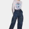 High Waist Wide Leg Cargo Pants