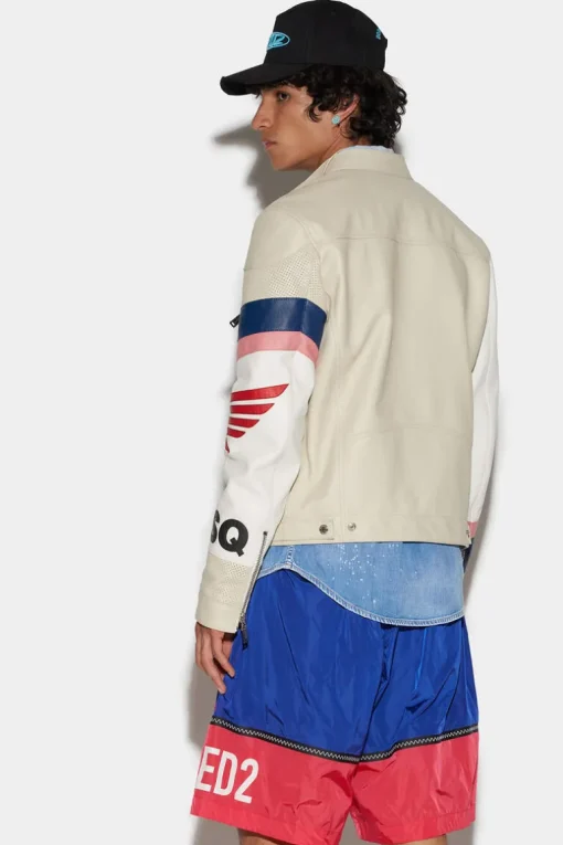 Honda Leather Classic Jean Jacket