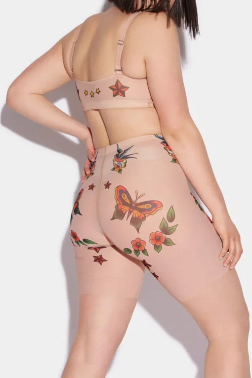 Honey Tattoo Cycling Shorts