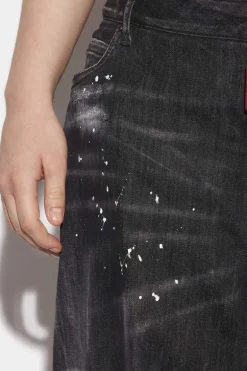 Honey Wash Curvy Baggy Jeans