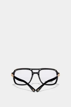 Hype Black Gold Optical Glasses