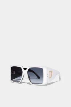 Hype White Black Sunglasses