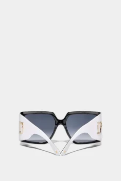 Hype White Black Sunglasses