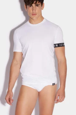 Icon Band Round Neck T-Shirt