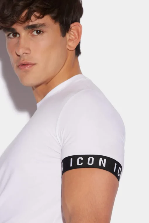 Icon Band Round Neck T-Shirt