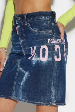Icon Cracked Skirt