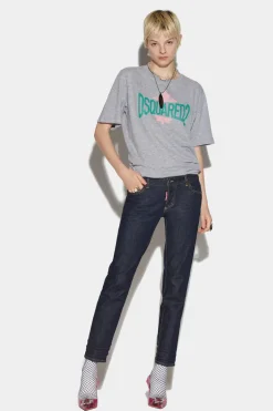 Icon Dark Wash Jennifer Cropped Jeans