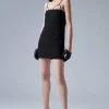 Icon Leather Trim Dress
