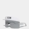 Icon Mask White Sunglasses