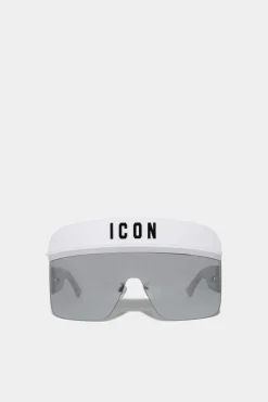 Icon Mask White Sunglasses