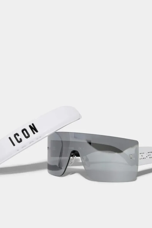 Icon Mask White Sunglasses
