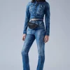 Icon Medium Wash High Waist Trumpet Jeans