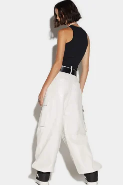 Leather Cargo Pants