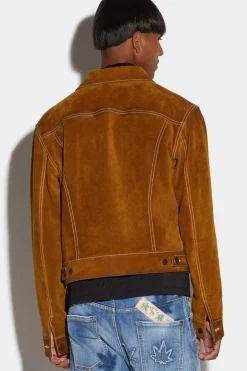 Leather L.A. Jean Jacket