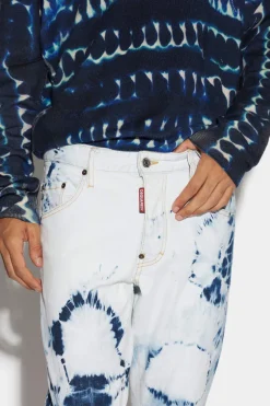 Light Blue Water Wash Skater Jeans