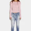 Light Clean Wash Cool Girl Cropped Jeans