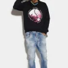 Light Clean Wash Skater Jeans