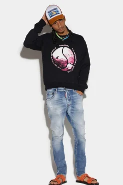 Light Clean Wash Skater Jeans