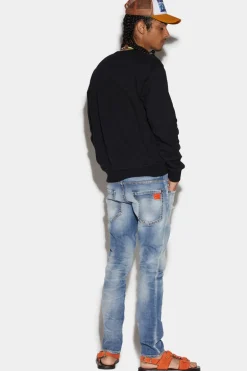 Light Clean Wash Skater Jeans