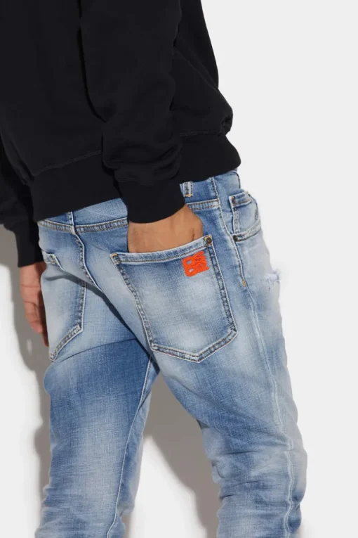 Light Clean Wash Skater Jeans