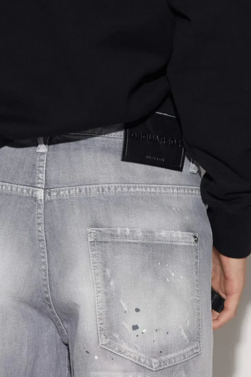 Light Grey Wash Skater Jeans