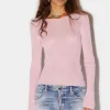 Light Ribbed Knit Top