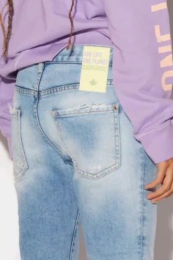 Light Wash Cool Girl Cropped Jeans