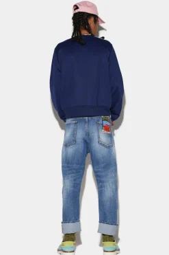 Medium Blue Square Wash Big Brother Jeans